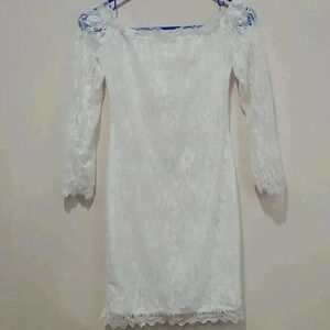 White Lace Dress  